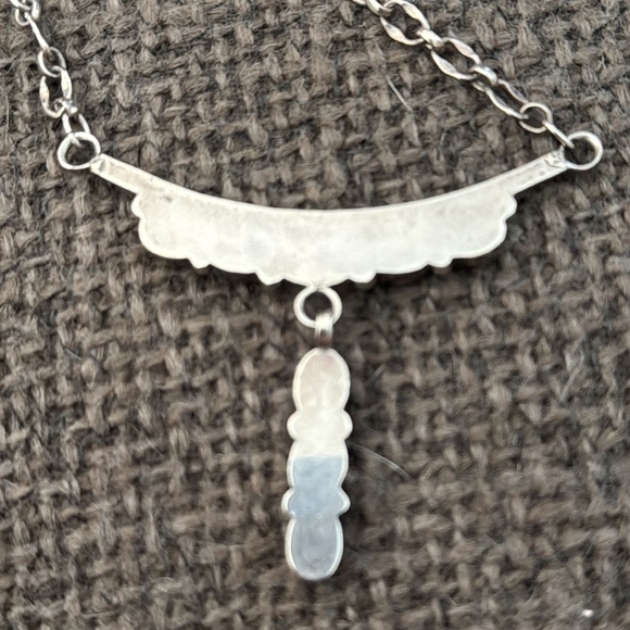 Stunning Turquoise and silver necklace ! - Picture 5 of 6